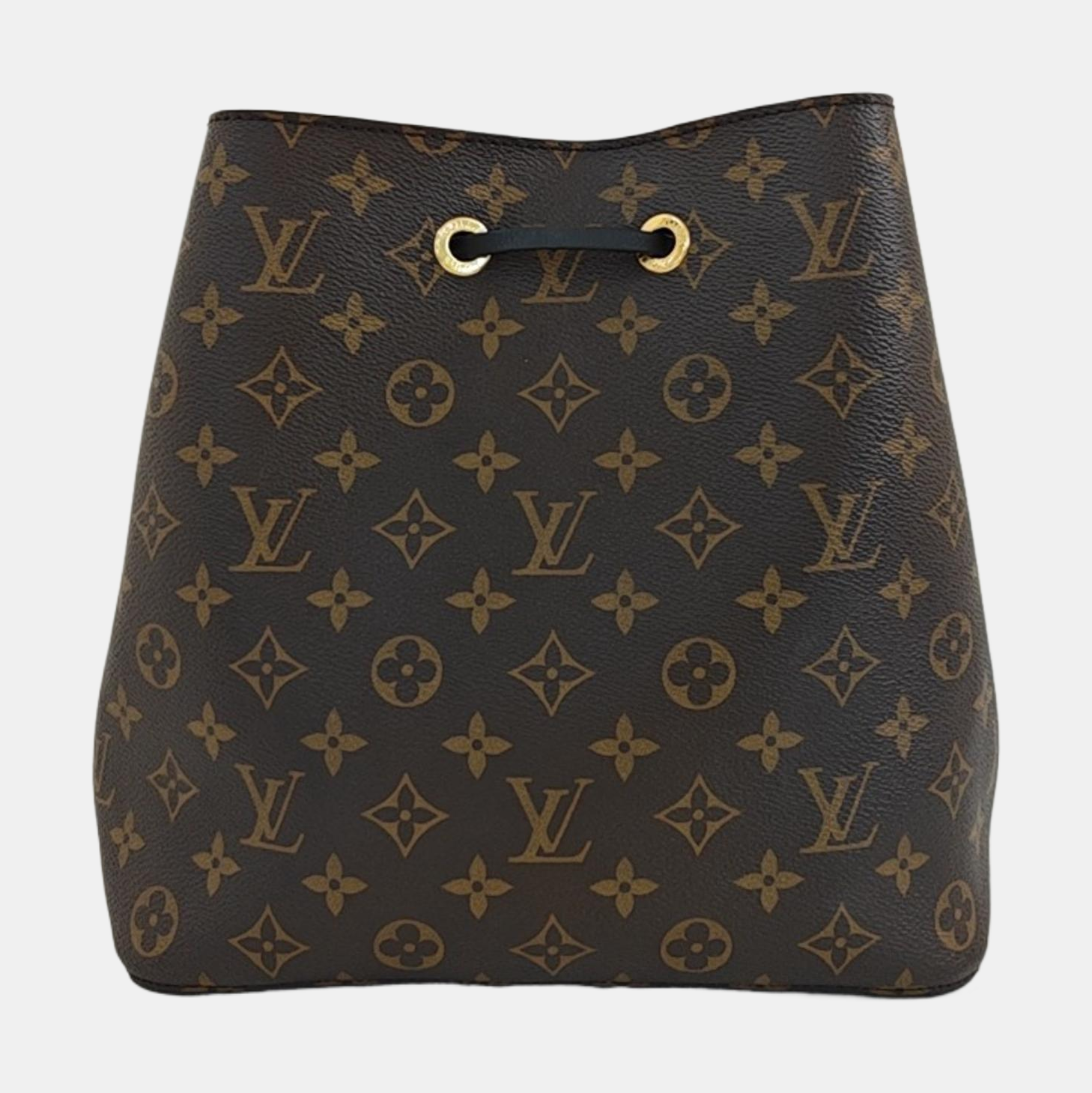 NÉONOÉ MM Monogram Coated Canvas Brown