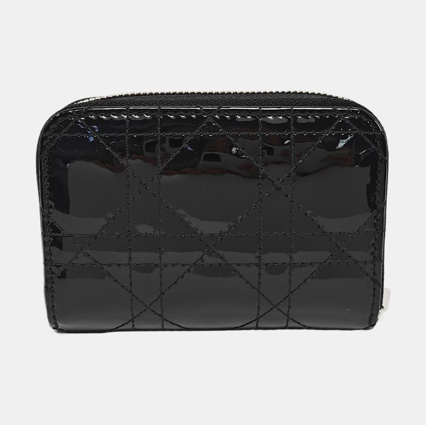 Lady Dior Cannage Patent Leather Black