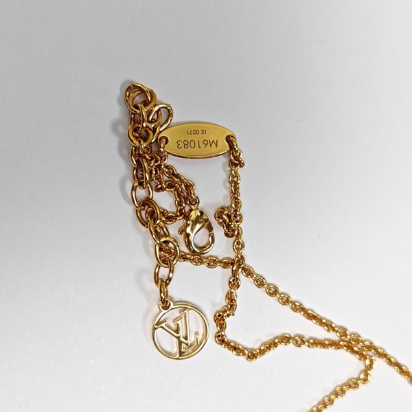 LV & ME Metal Gold Necklace