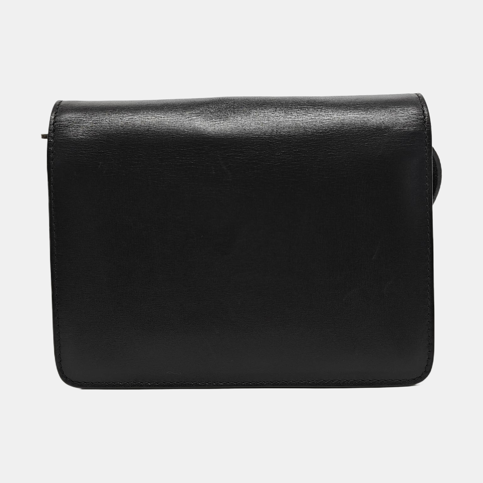 Calfskin Shoulder Bag Black