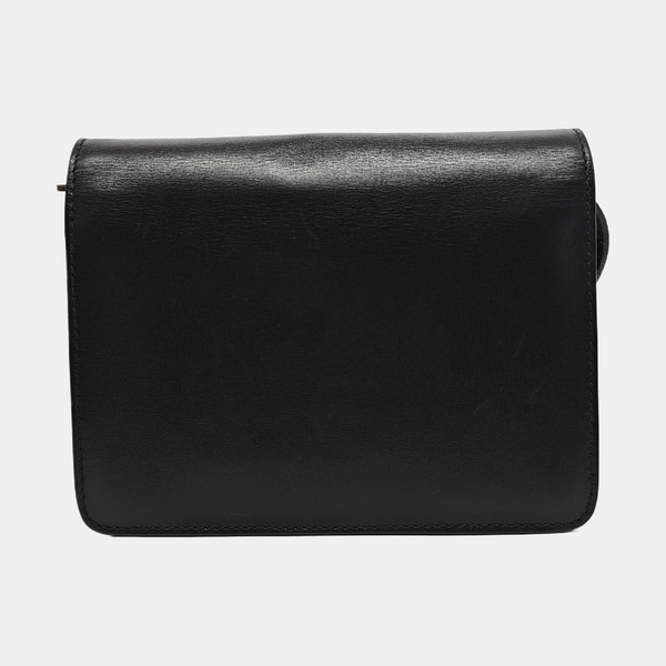 Calfskin Shoulder Bag Black