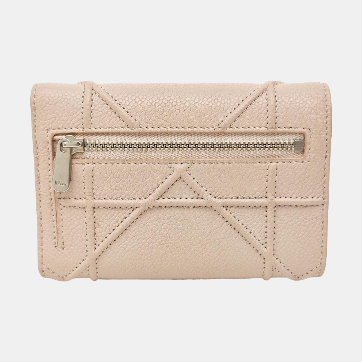 Diorama Cannage Calfskin Pink Wallet