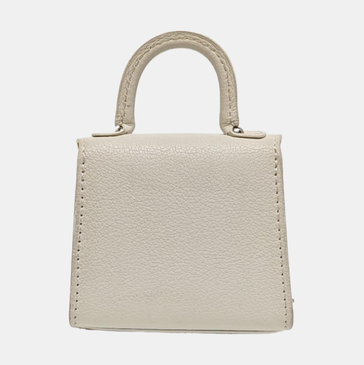 Brillant Leather White Coin Purse