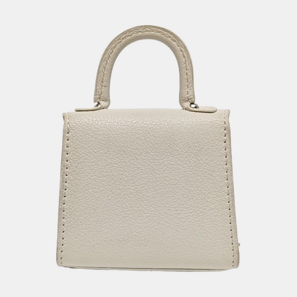 Brillant Leather White Coin Purse