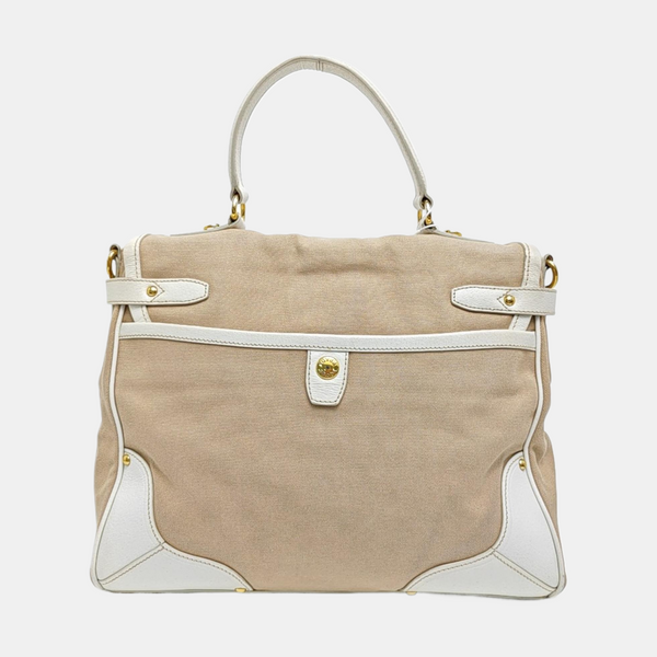 Canvas Shoulder Bag Brown