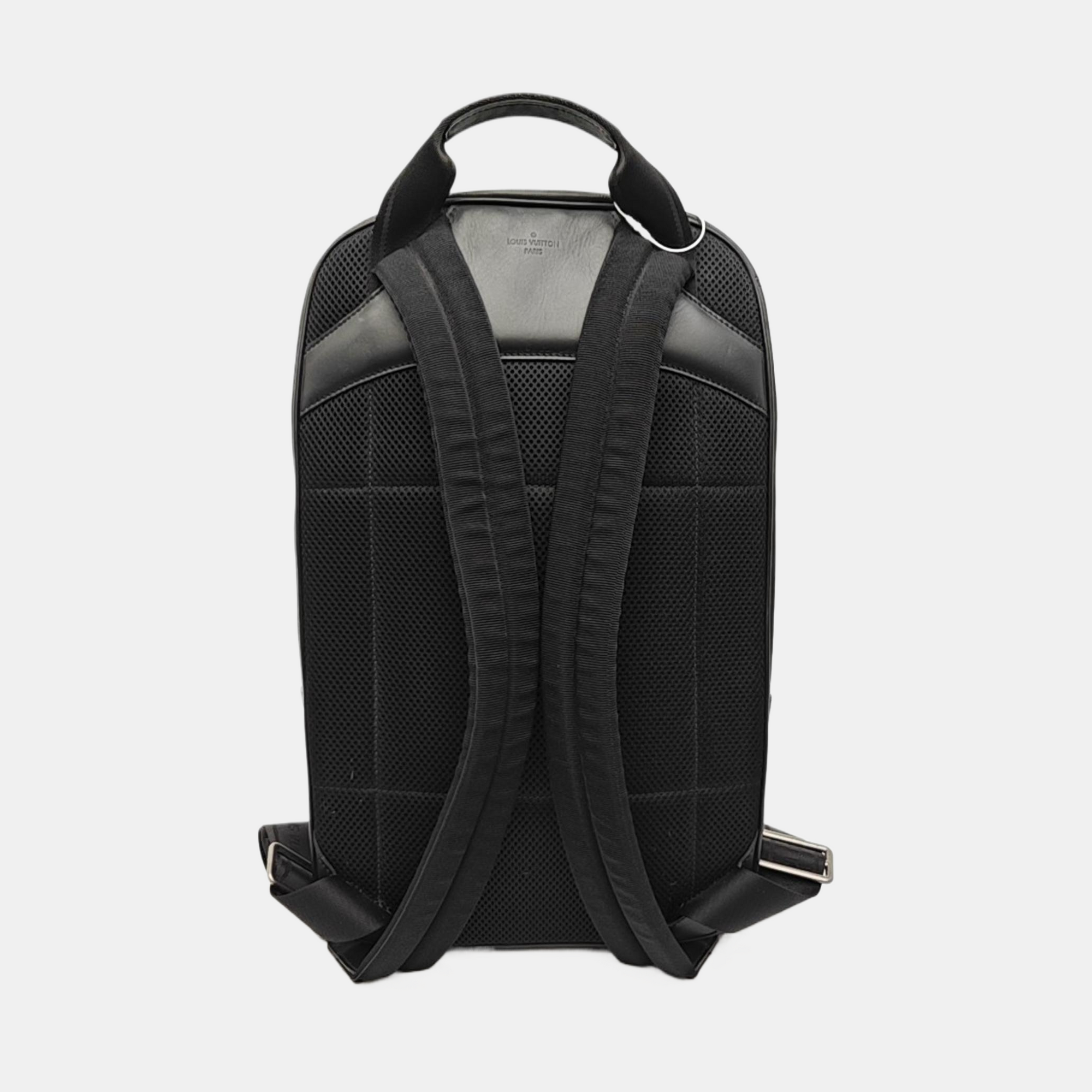 MICHAEL Damier Graphite Calfskin Black