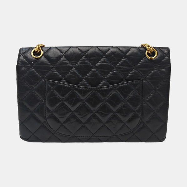 2.55 227 (jumbo) Quilted Calfskin Black
