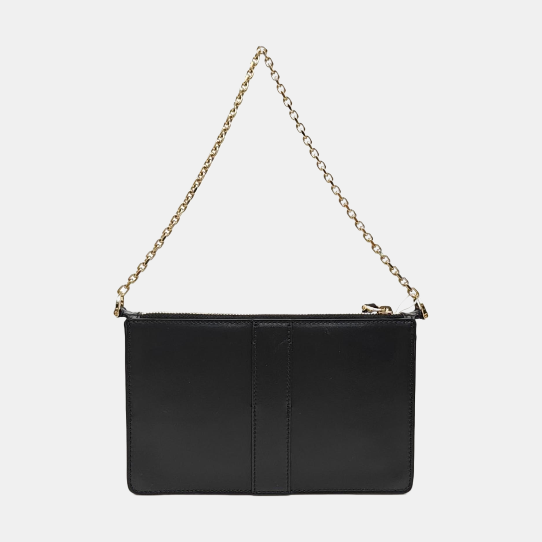 Calfskin Top Handle Bag Black