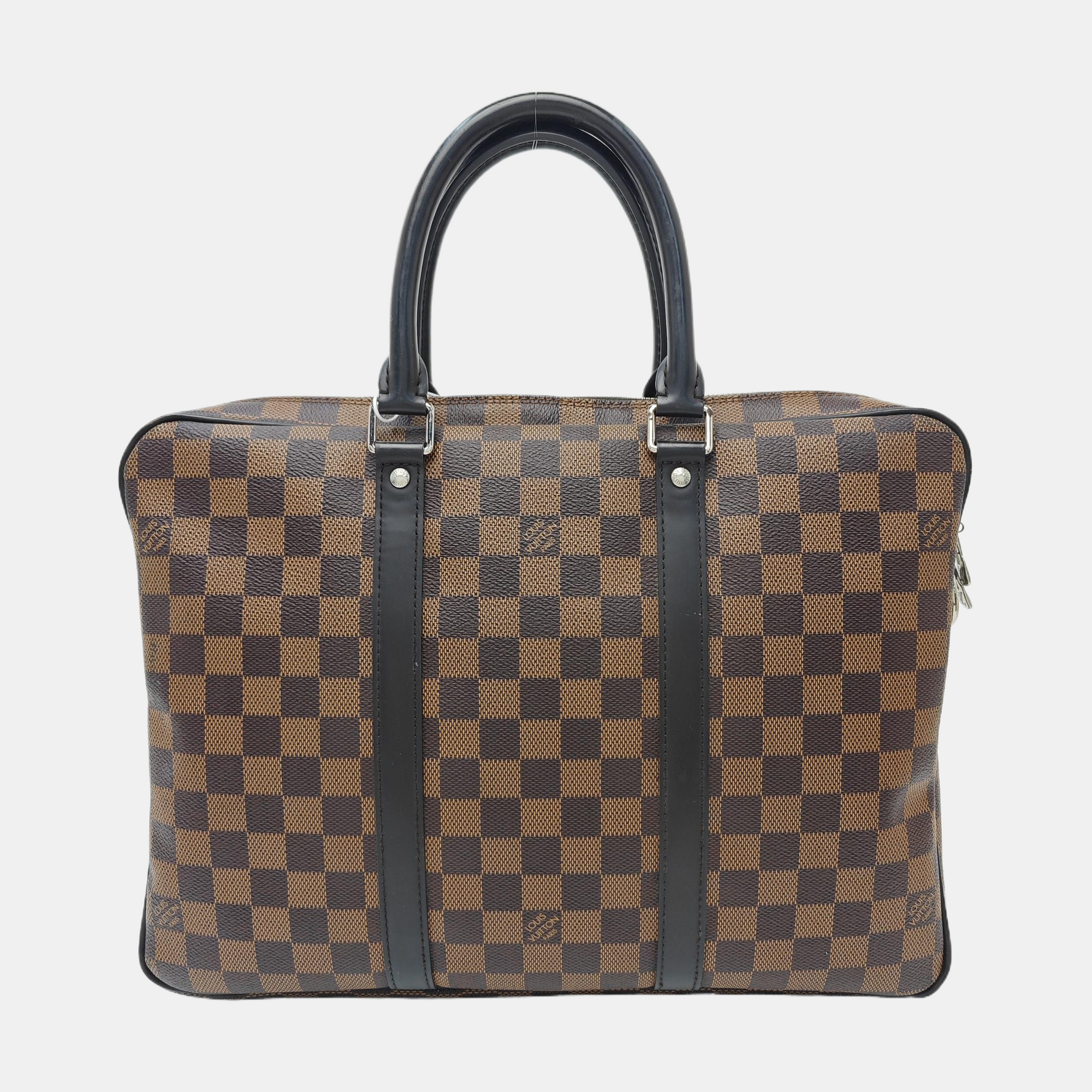 PORTE-DOCUMENTS PM Monogram Coated Canvas Brown