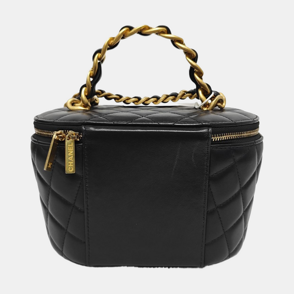Quilted Lambskin Black