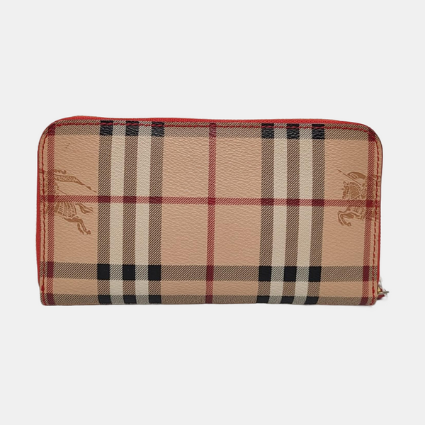 Coated Canvas Wallet Pink