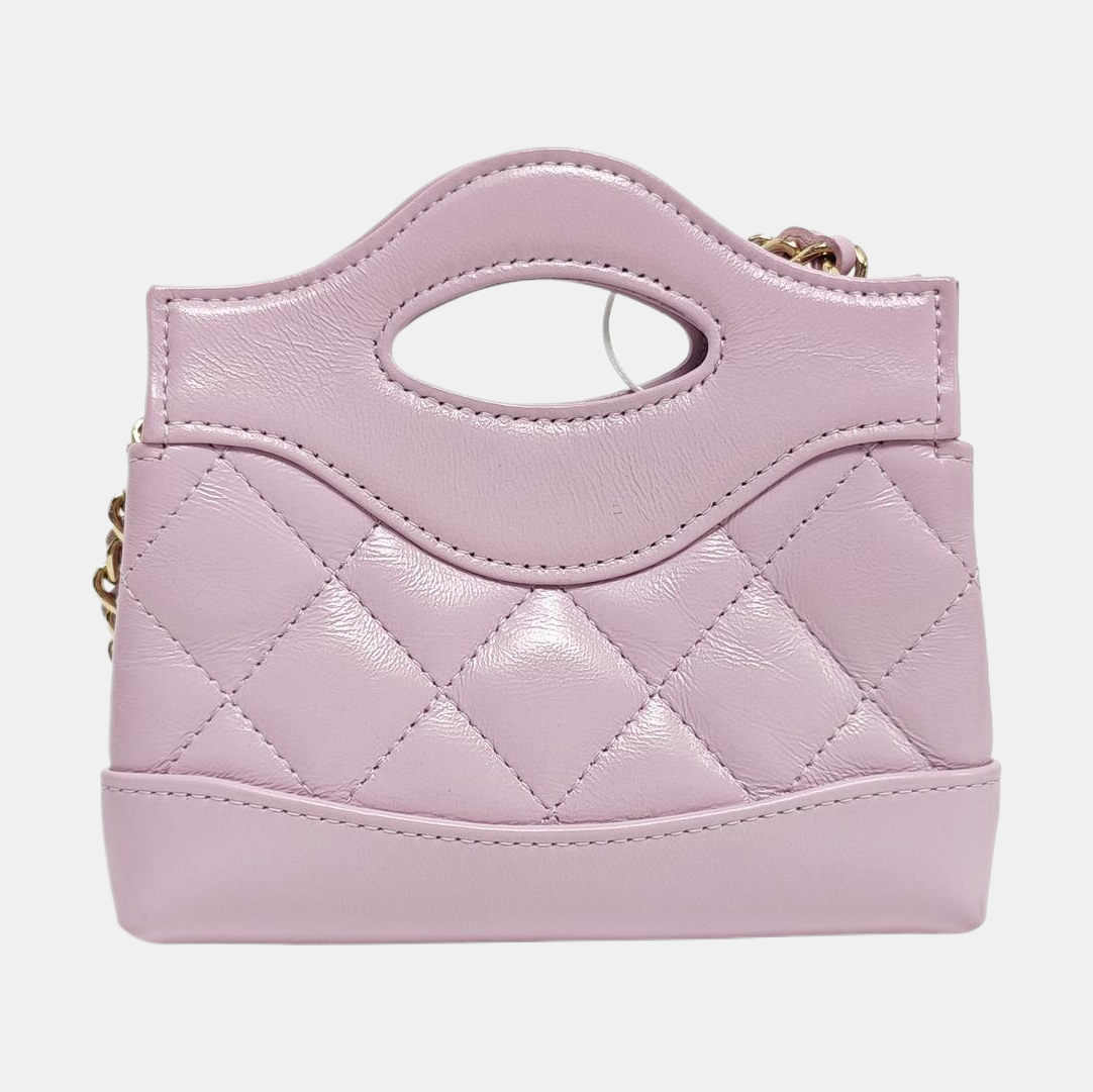 CHANEL 31 Quilted Lambskin Purple