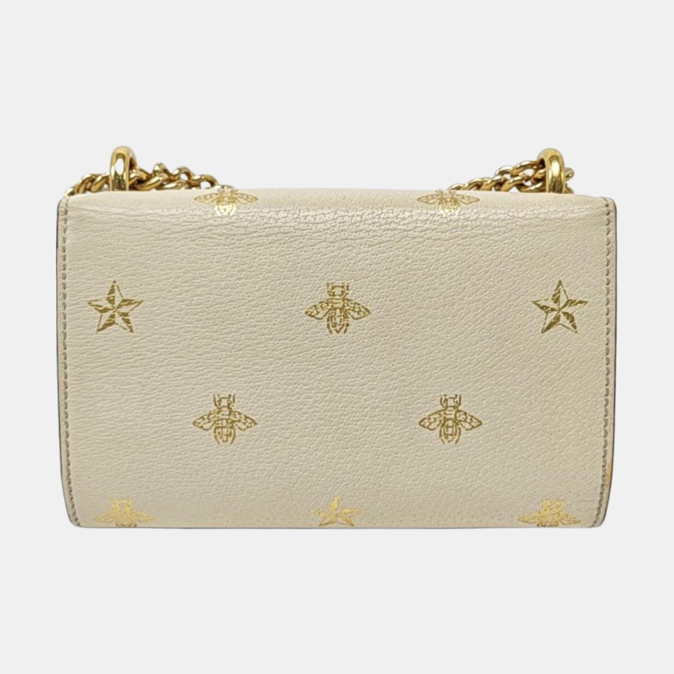 Authenticated pre-owned  Padlock Small Calfskin White - Shoulder Bag at Looply