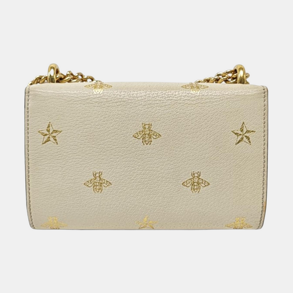 Authenticated pre-owned  Padlock Small Calfskin White - Shoulder Bag at Looply