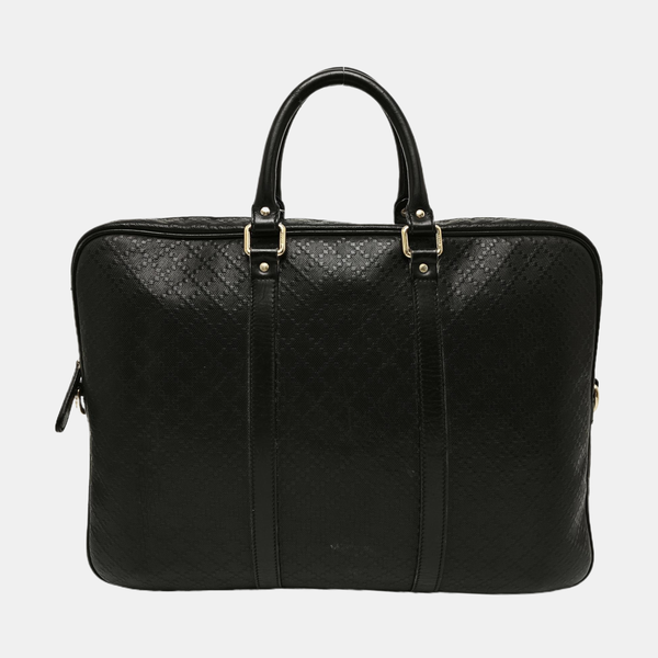 Diamante Quilted Calfskin Black