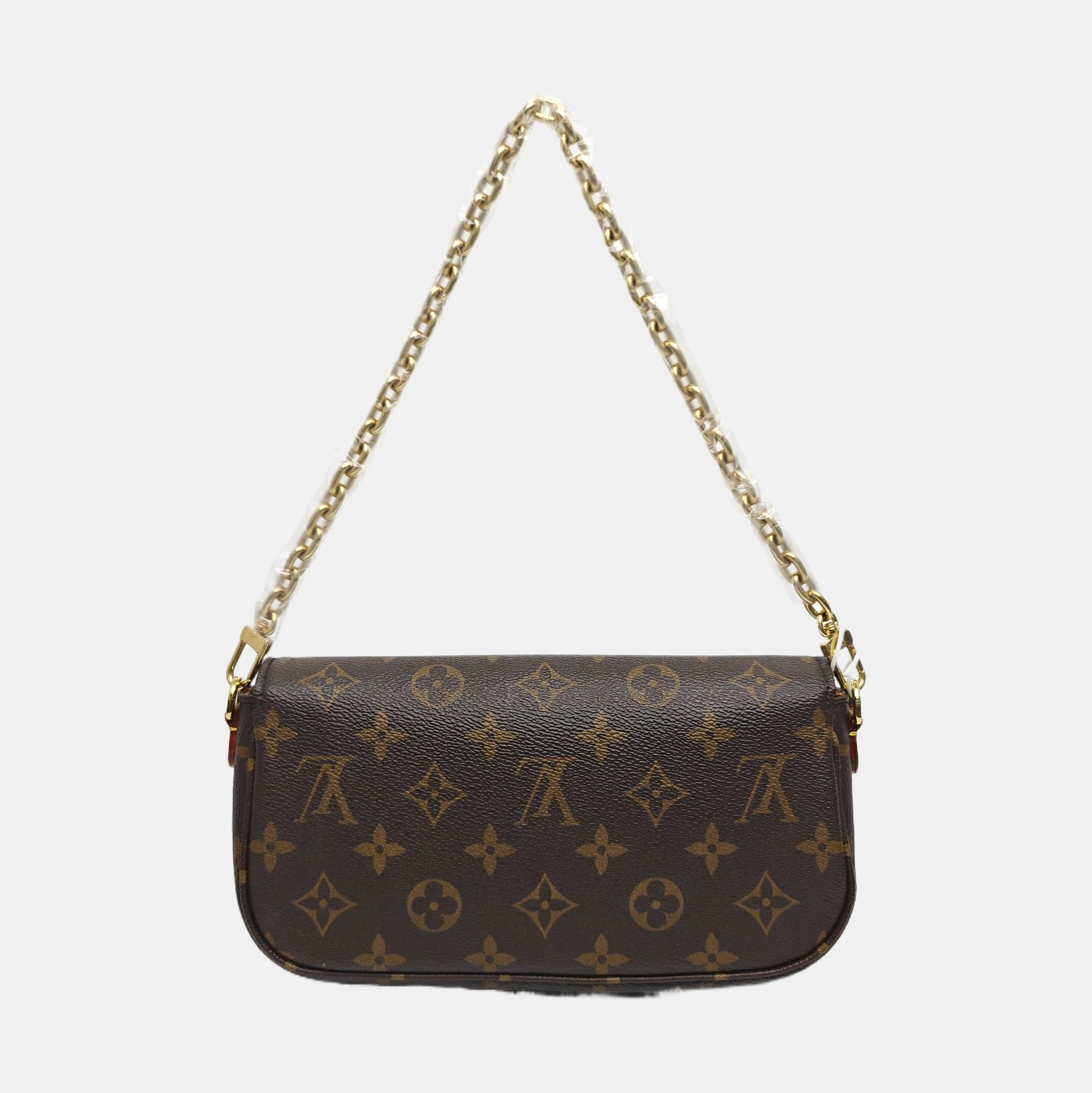 IVY Monogram Coated Canvas Brown