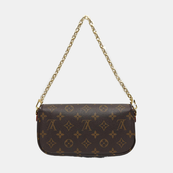 IVY Monogram Coated Canvas Brown