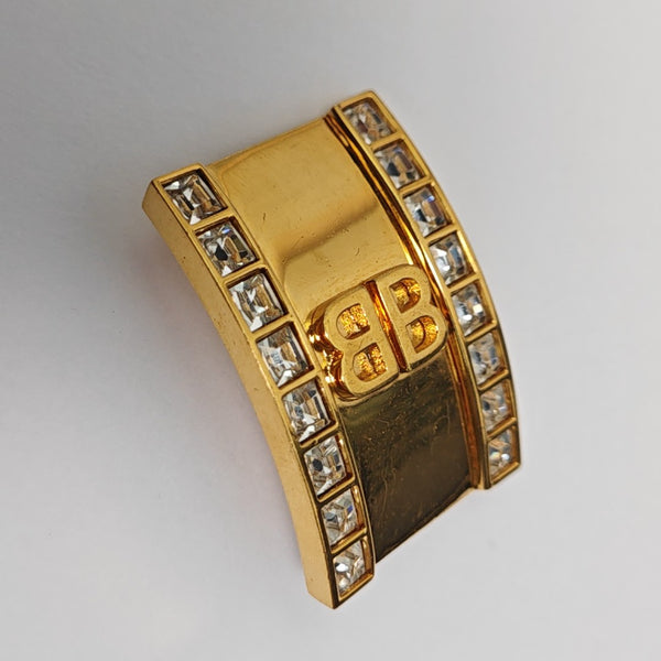 Metal Gold Clip On Earrings