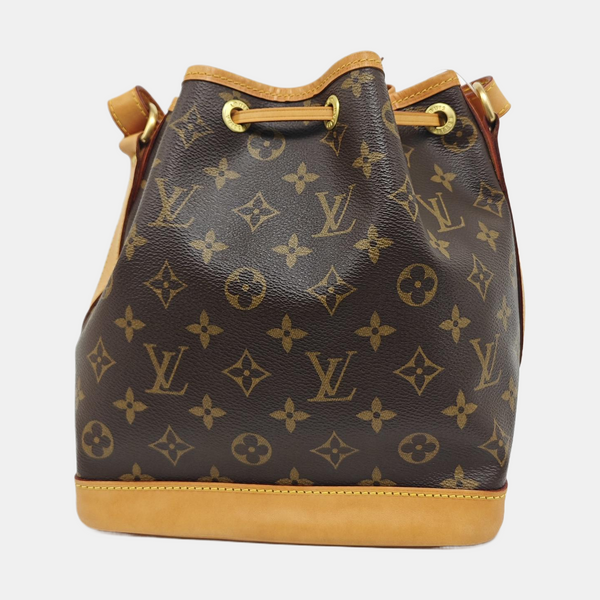 NOÉ BB Monogram Coated Canvas Brown