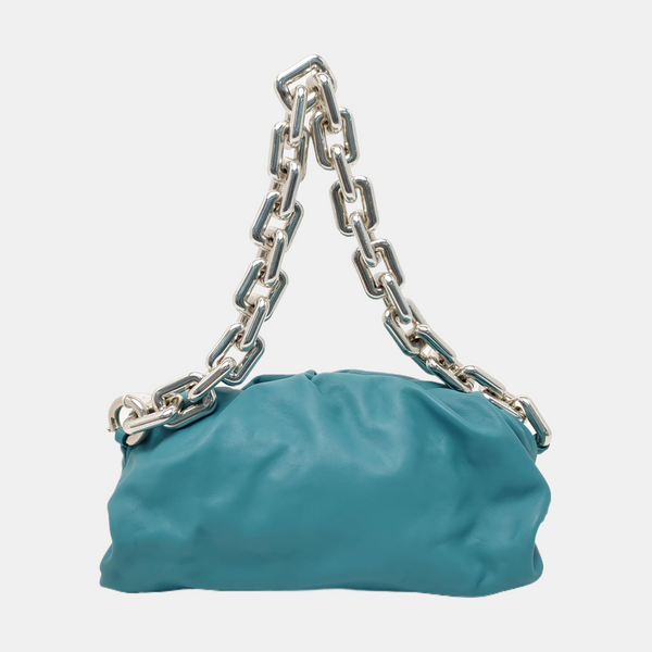 The Pouch Mini Calfskin Blue