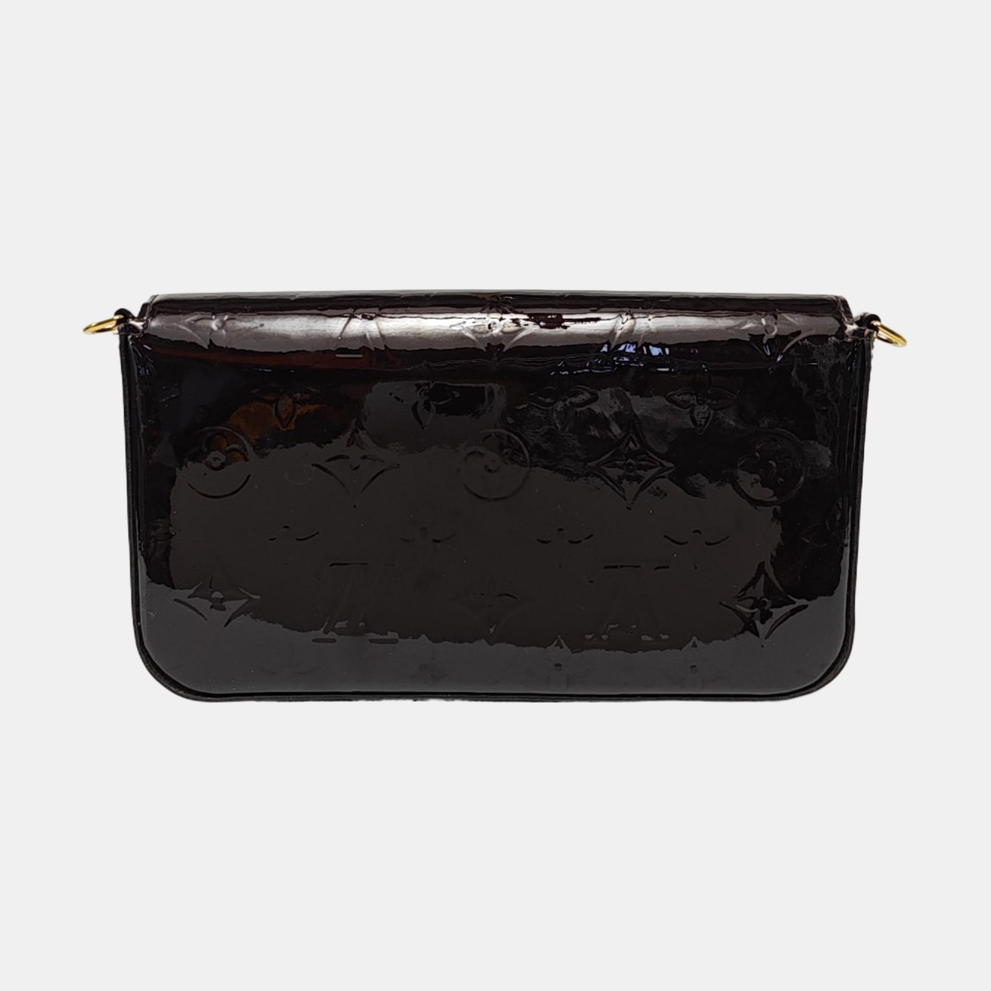FÉLICIE Monogram Patent Leather Red