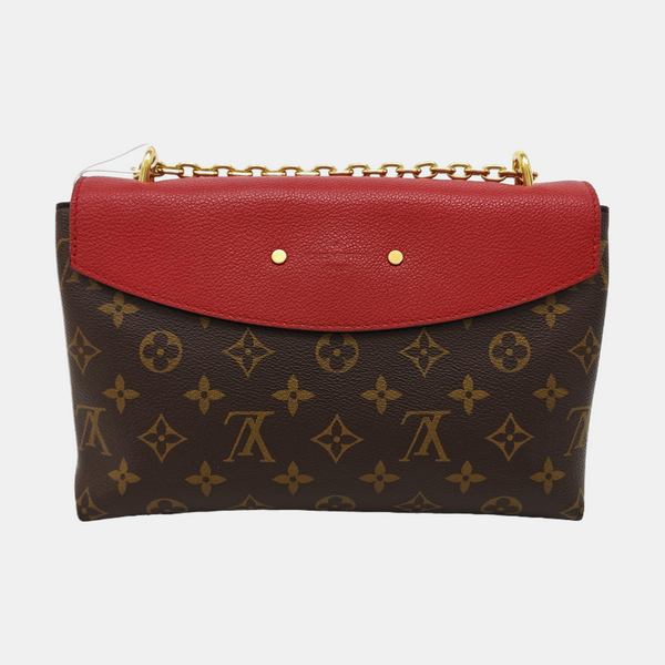 SAINT PLACIDE Monogram Coated Canvas Brown