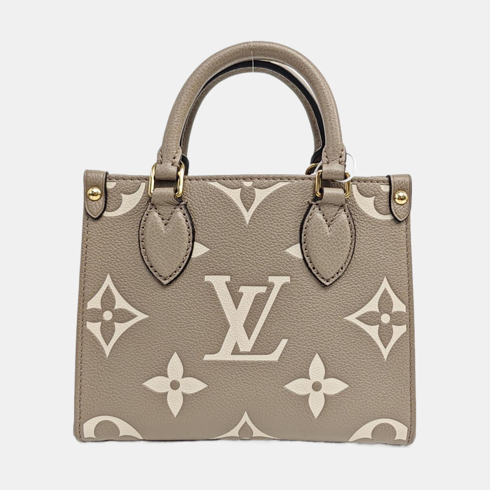 ONTHEGO BB Monogram Calfskin Gray