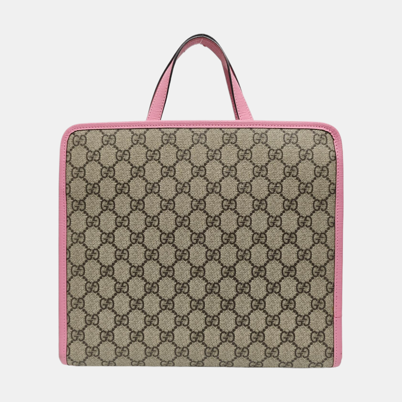 Children’s GG Bucket Monogram Coated Canvas Beige