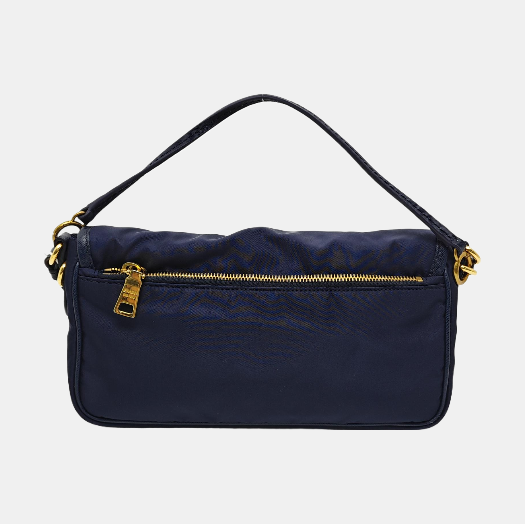 Nylon Crossbody Bag Blue