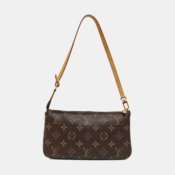 ACCESSOIRES GM Monogram Coated Canvas Brown