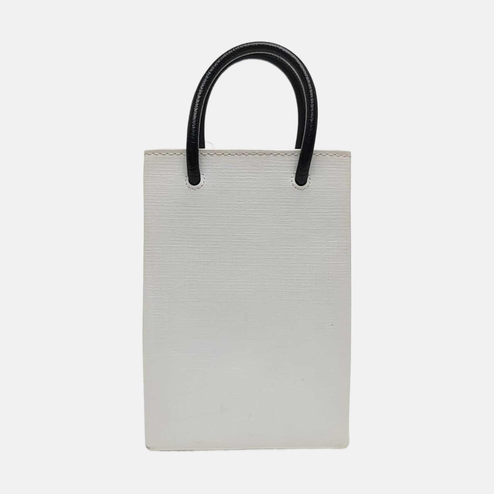 Shopping Bag Calfskin White