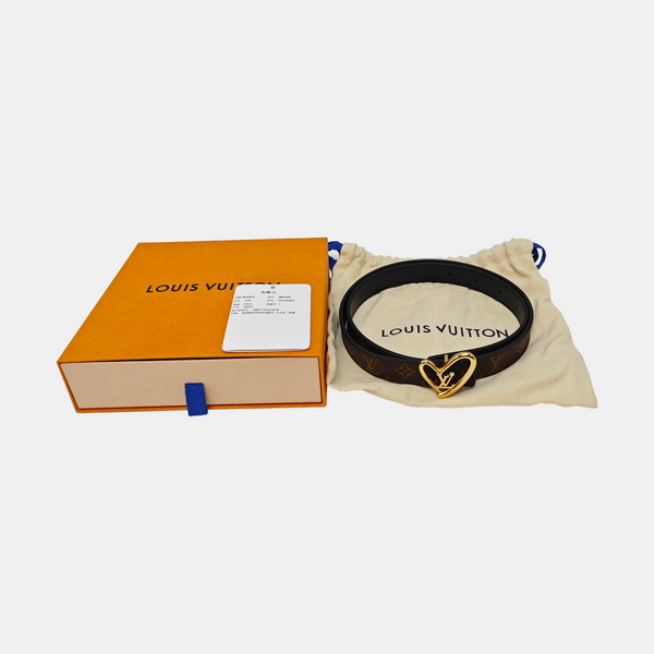 Coated Canvas Belt Brown