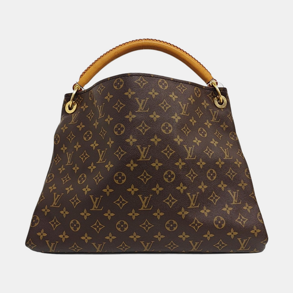 ARTSY MM Monogram Coated Canvas Brown