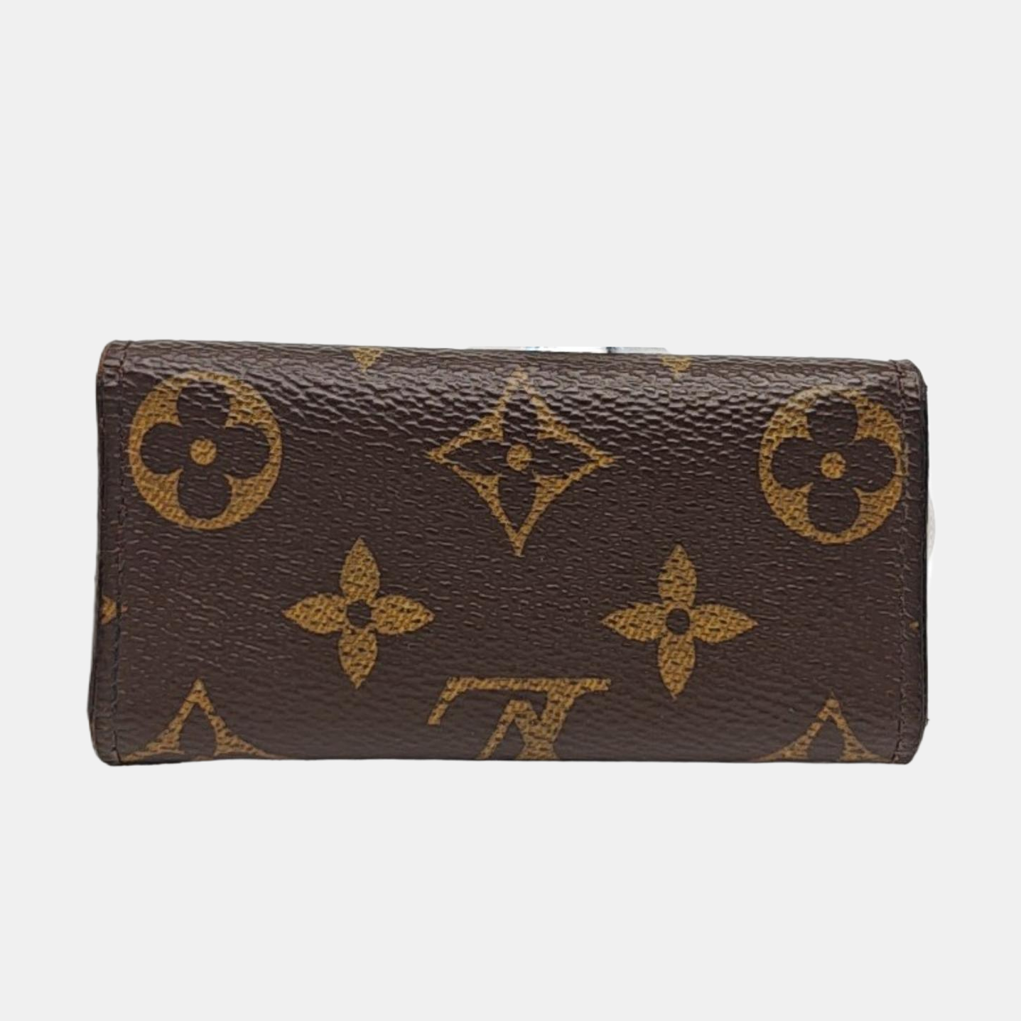 Monogram Coated Canvas Key Pouch Brown