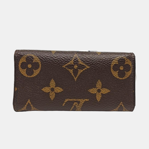 Monogram Coated Canvas Key Pouch Brown