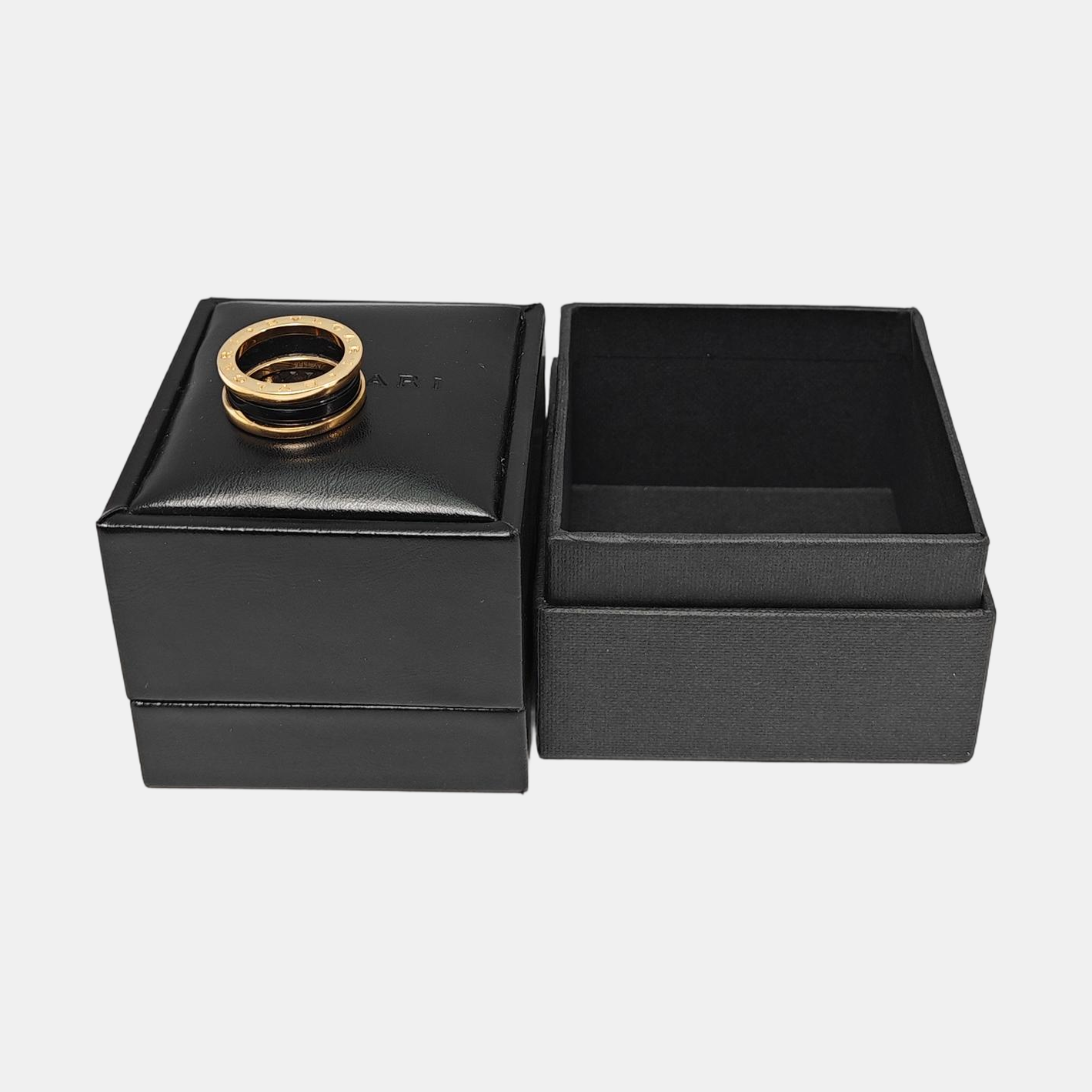 B.ZERO1 18k Rose Gold Ring EU 51