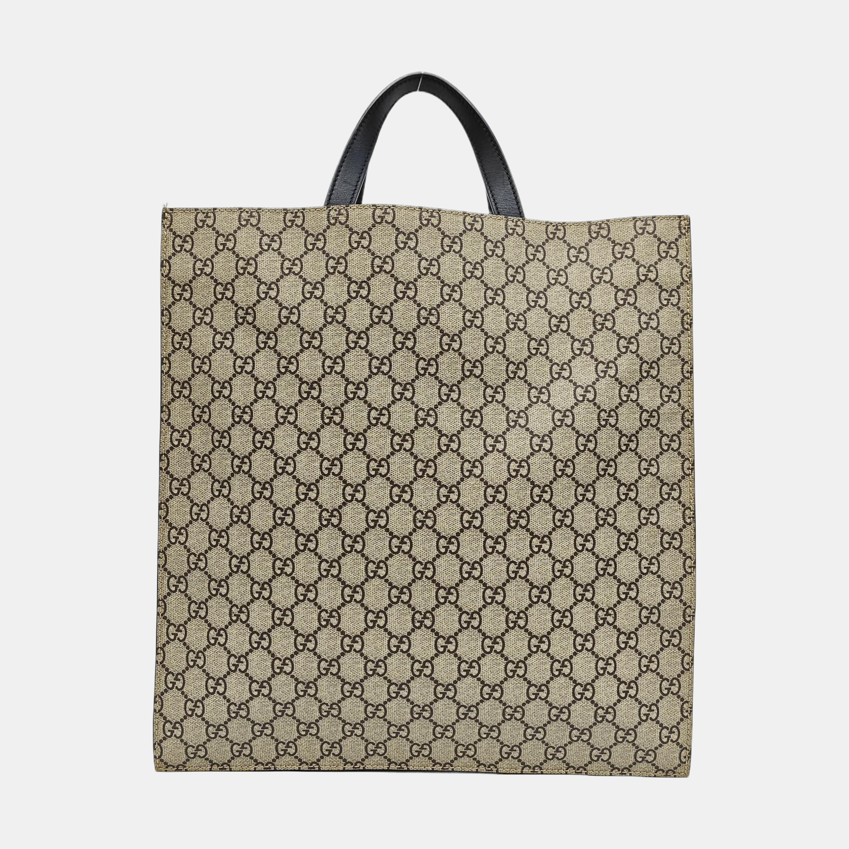 GG Supreme Monogram Coated Canvas Brown