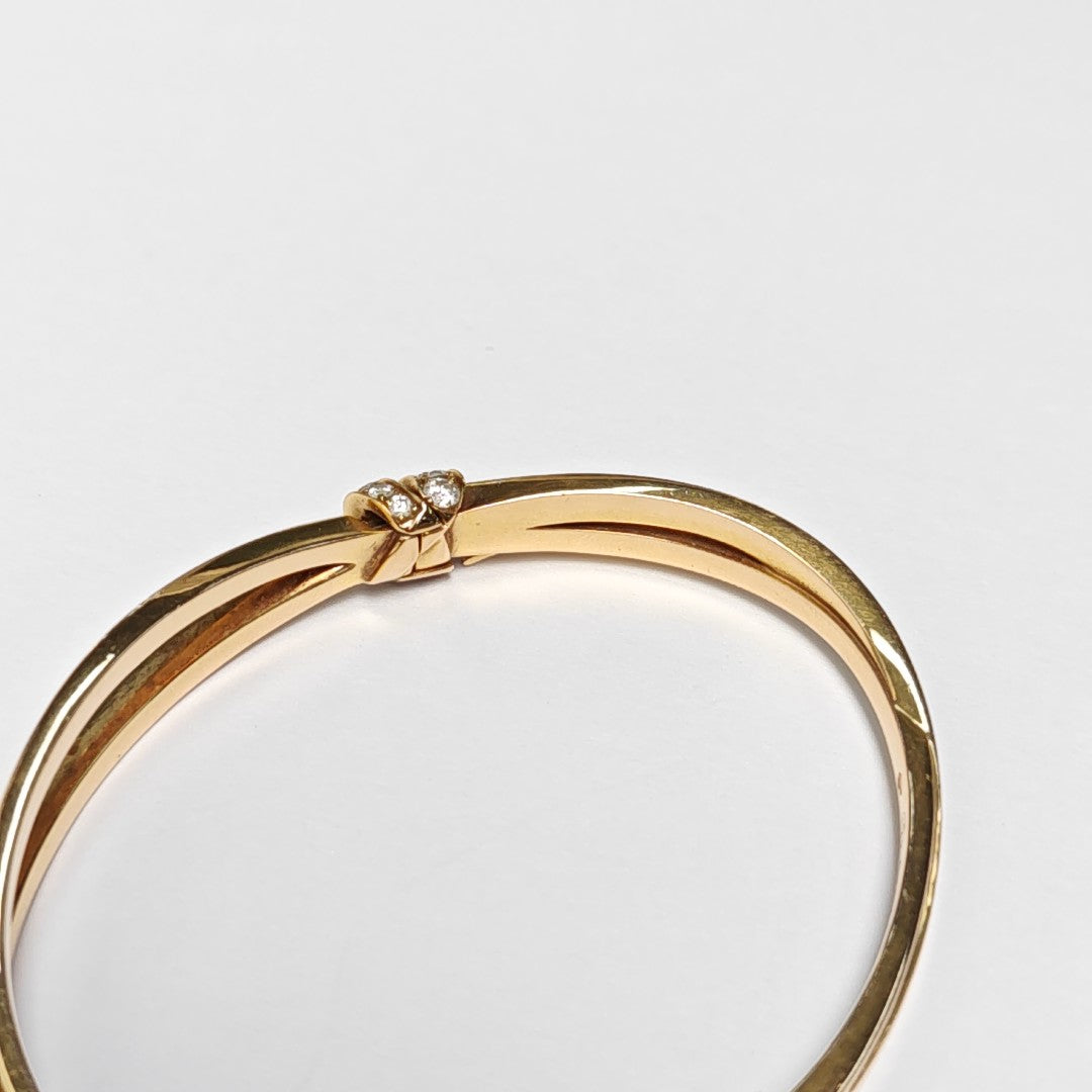 Liens Évidence 18k Rose Gold Bangle