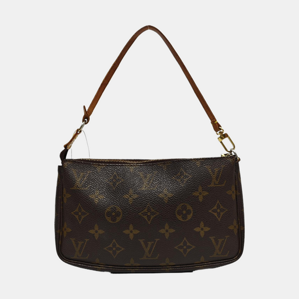 ACCESSOIRES Monogram Coated Canvas Brown