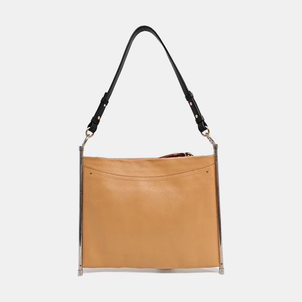 Roy Medium Quilted Calfskin Beige