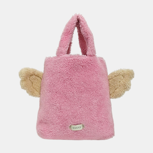 Children’s GG Bucket Sheepskin Pink