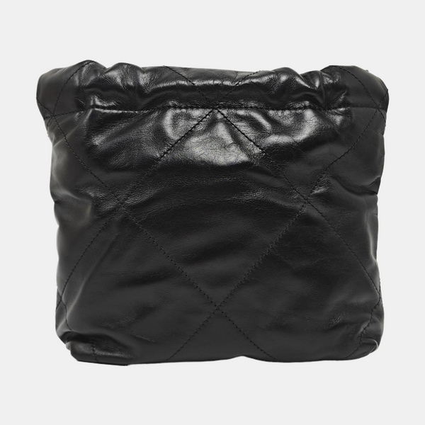 CHANEL 22 Mini Quilted Calfskin Black