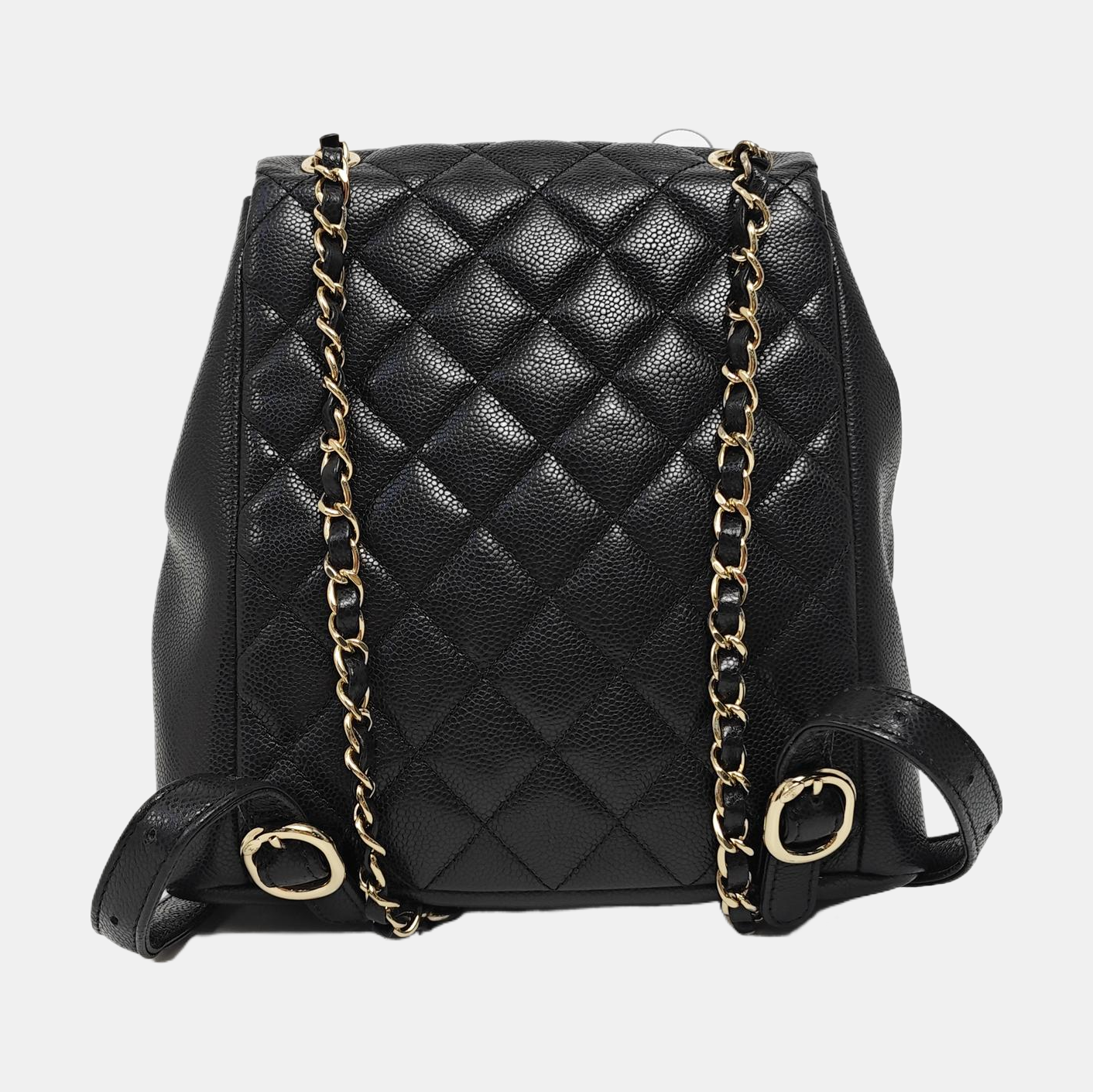 DUMA Medium Quilted Grained Calfskin Black