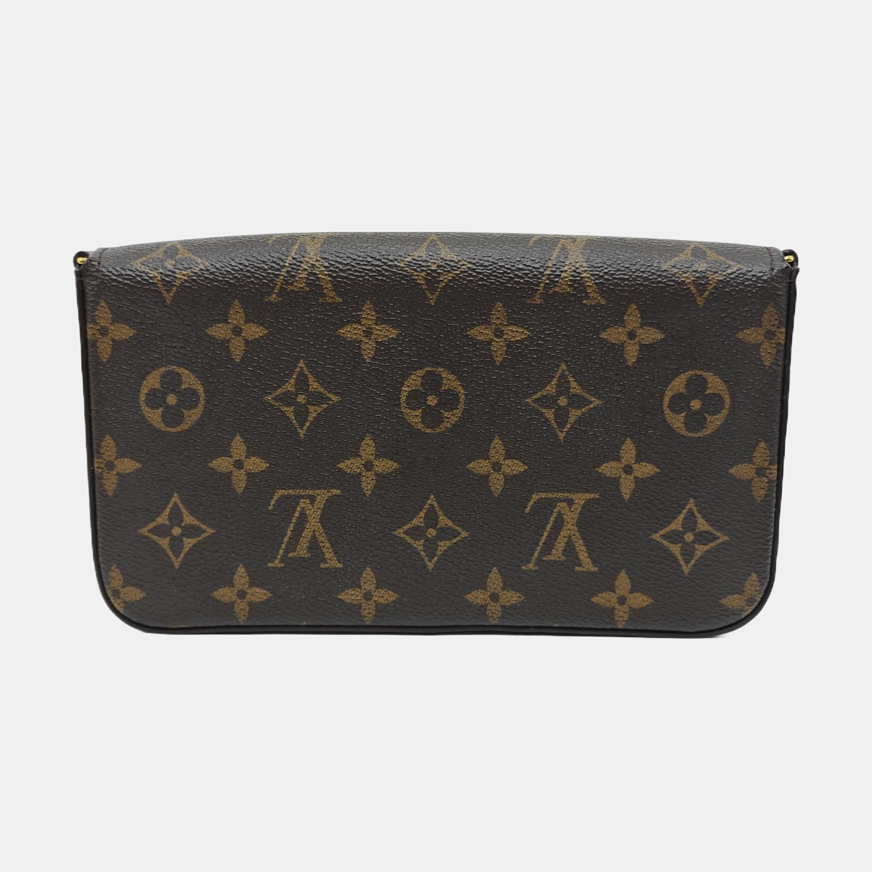 FÉLICIE Monogram Coated Canvas Brown
