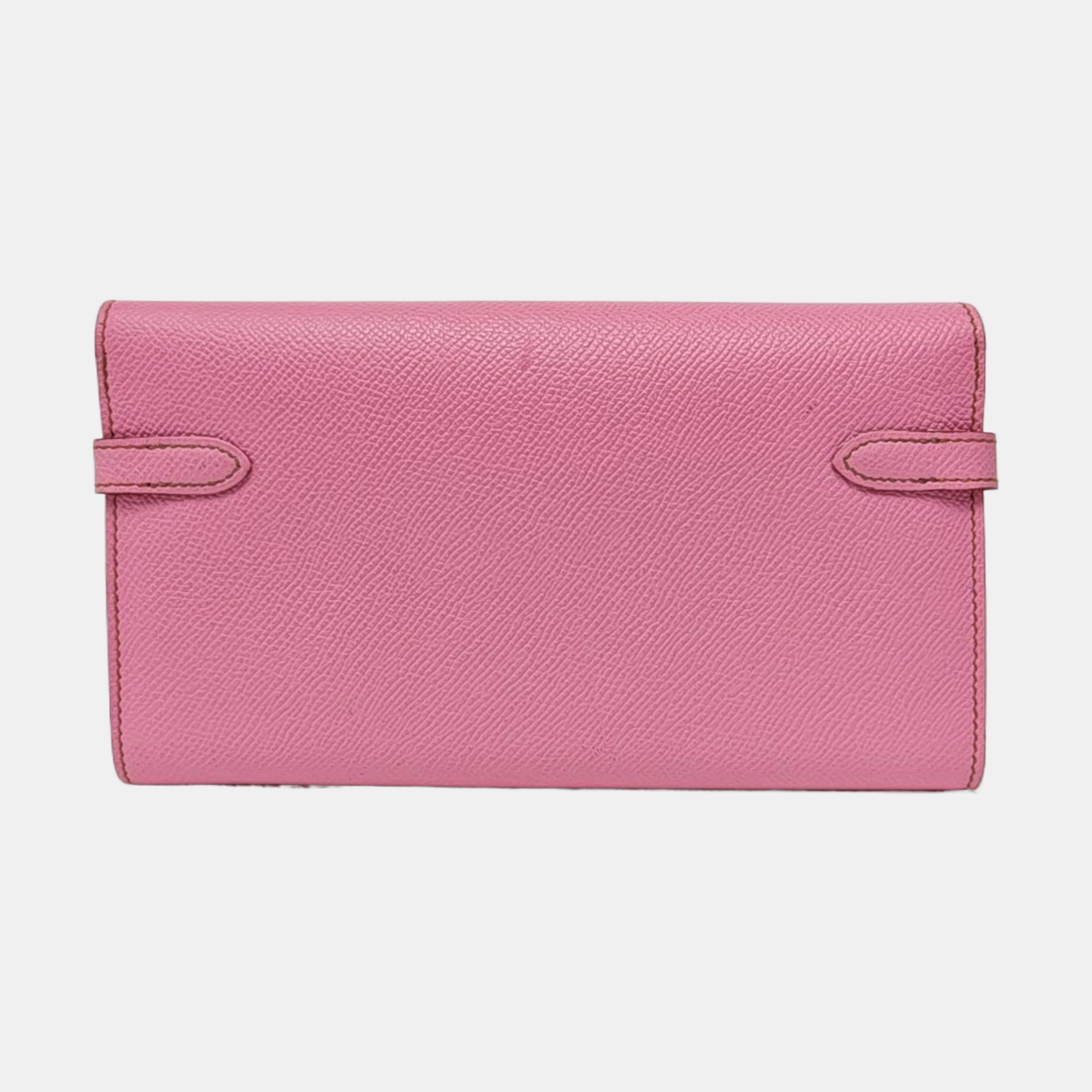 Authenticated pre-owned  Kelly Epsom Pink Wallet - Wallet at Looply