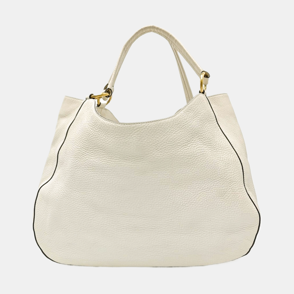 Sukey Calfskin White