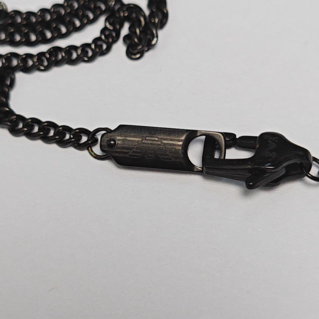Stainless Steel Black Necklace