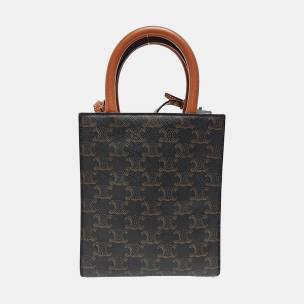 CABAS CELINE Mini Coated Canvas Brown