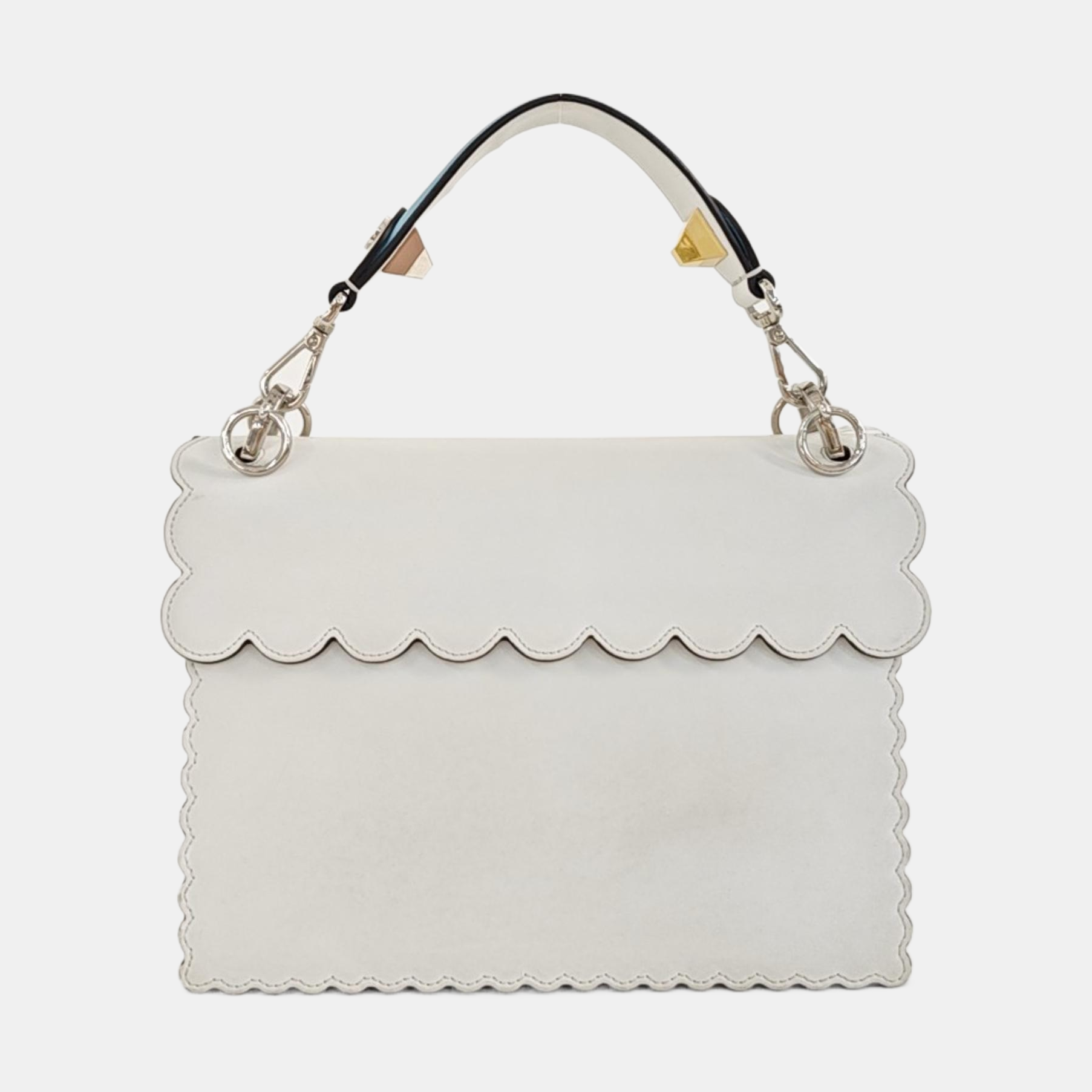 Kan I Medium Calfskin White