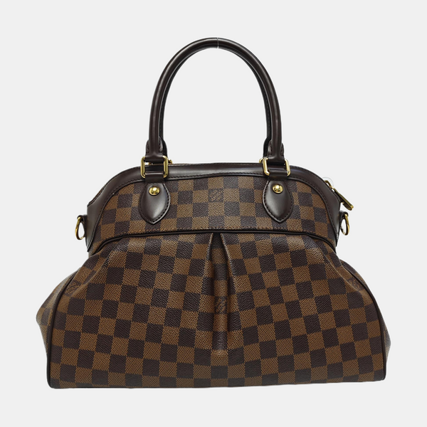 TREVI PM Damier Ebene Coated Canvas Brown